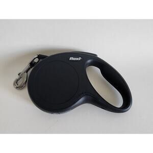 Flexi Classic M/L Retractable Dog Leash Tape 5m Black – Made in Germany